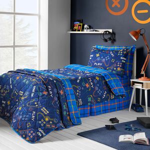 SINGLE DUVET COVER Gaming Check