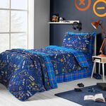 SINGLE DUVET COVER Gaming Check