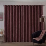 BLACKOUT & THERMAL HERRINGBONE BLUSH 66x54 Curtain
