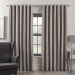 BLACKOUT & THERMAL TEXTURED SILVER 132x90 Curtain
