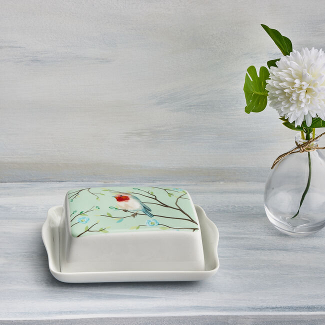 Millie & May Bird Butter Dish