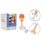 Learn & Play Stand Up Maracas Wooden Toy