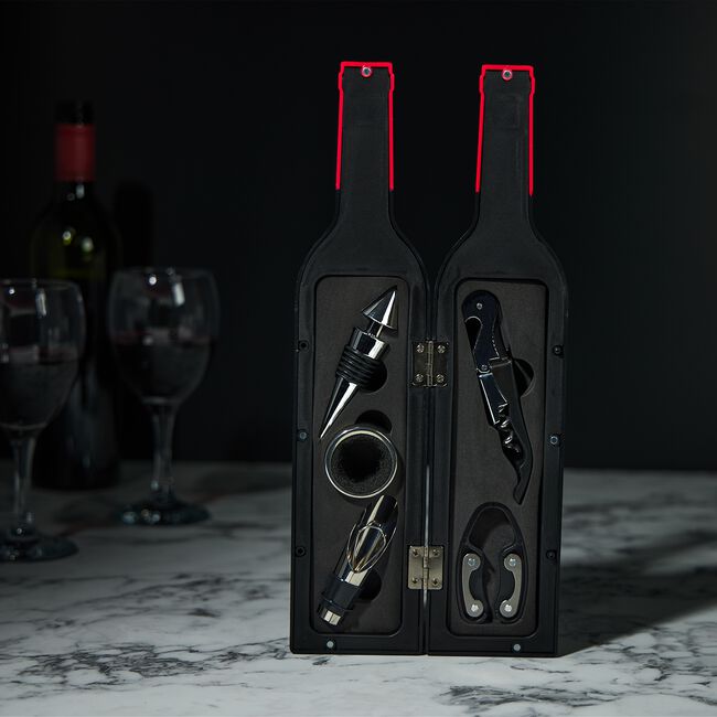 Cashel Living 5 Piece Wine Bottle Accessory Set