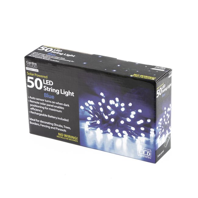 Garden Solar LED Lights Blue