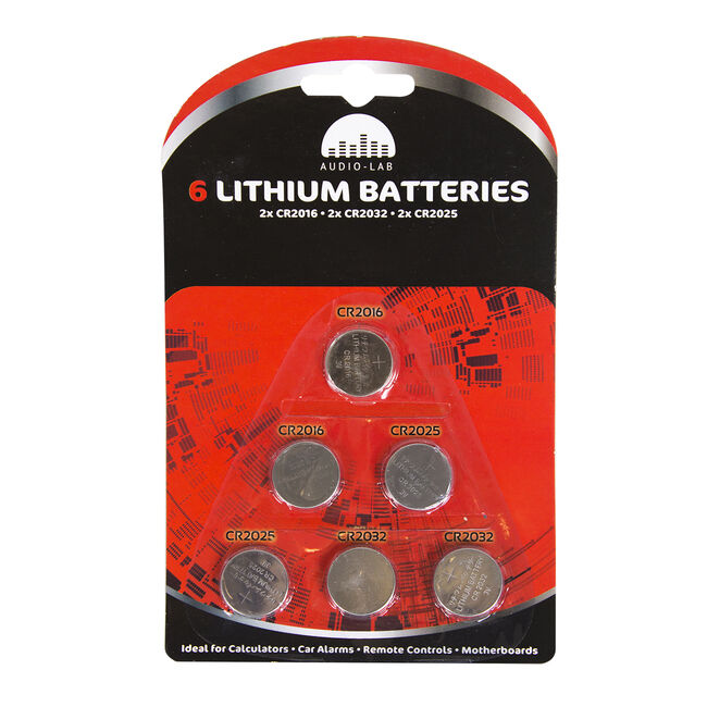 Audio Lab 6 Lithium Batteries