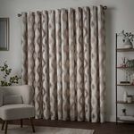 ELODIE CHENILLE SAND 90x90 Curtain