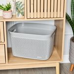 Ezy Mode 25L Open Basket Stone Grey