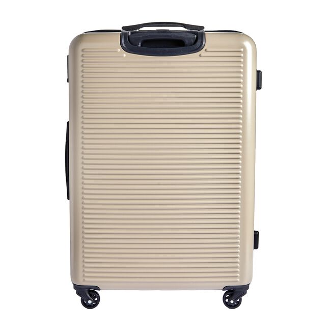 Large Lightweight Hardshell Luggage - Champagne