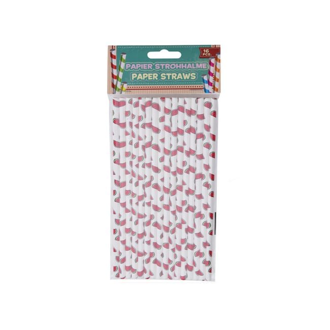 Paper Straws 16 Pack