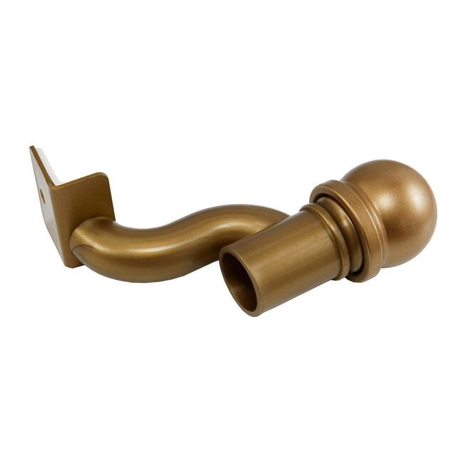 NO DRILL EXTENDABLE 70-120CM Brass