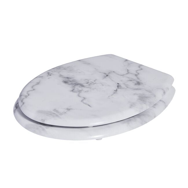 White Calacatta Marble Toilet Seat