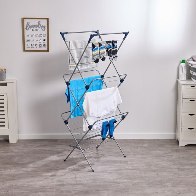 3 Tier Collapsible Clothes Airer - 15m