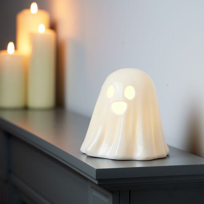 Light Up Porcelain Ghost