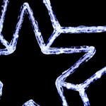 Large Double Christmas Star Silhouette Light