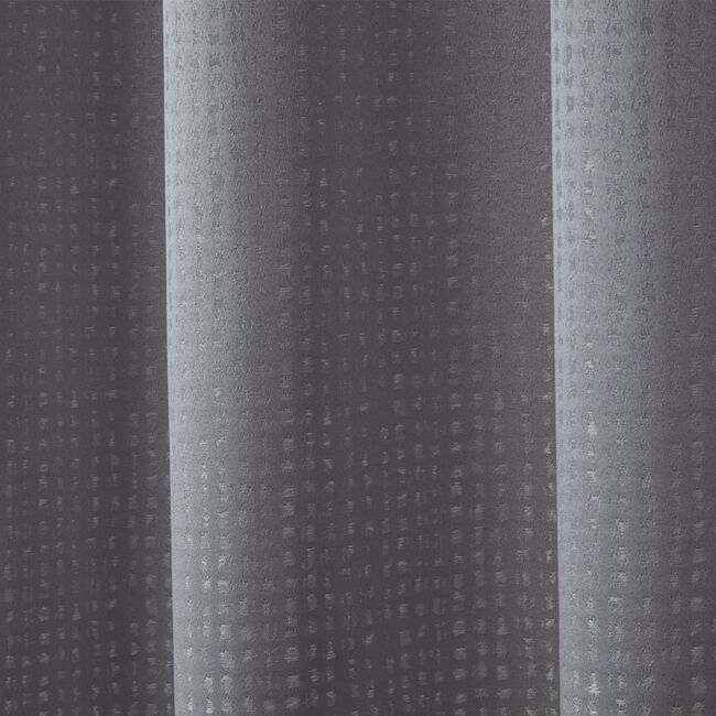BLACKOUT & THERMAL DASH SILVER 66x54 Curtain