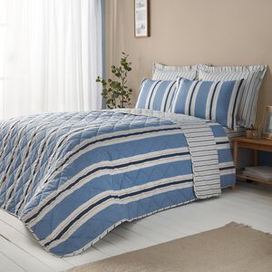 Jemmy Bedspread 200cm x 220cm - Denim Blue