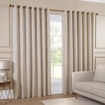 BLACKOUT & THERMAL STRIPE SAND 66x54 Curtain