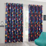 BLACKOUT & THERMAL FAR OUT MULTI 66x72 Curtain
