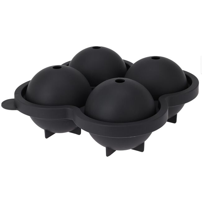 Excellent Houseware Black 4 Ice Ball Tray