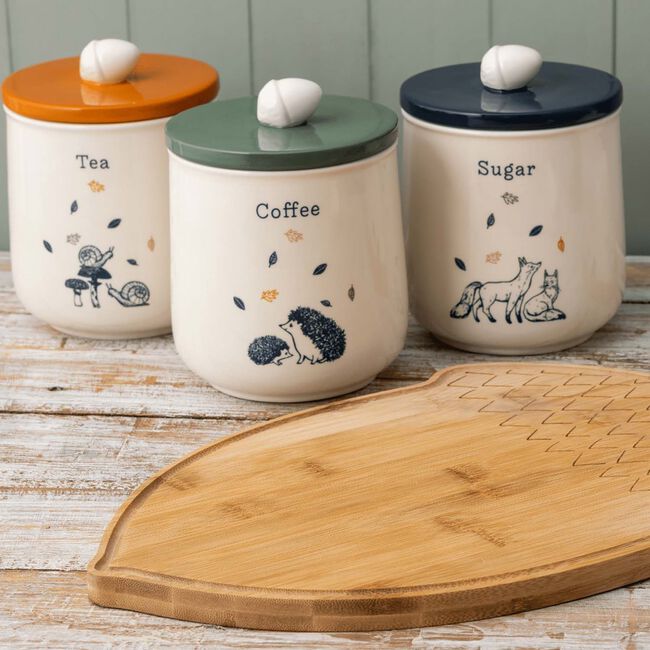 Woodland Acorn Bamboo Chopping Board