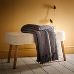 APPLETREE LOFT CHENILLE CHARCOAL 130x180cm Throw