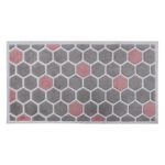 JVL Solemate Handcarved Honeycomb Doormat 57x100cm