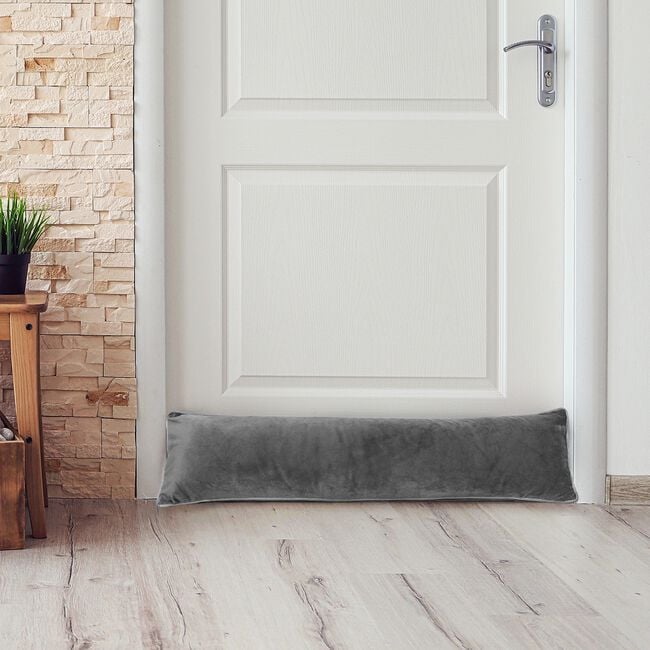 Naomi Charcoal Draught Excluder