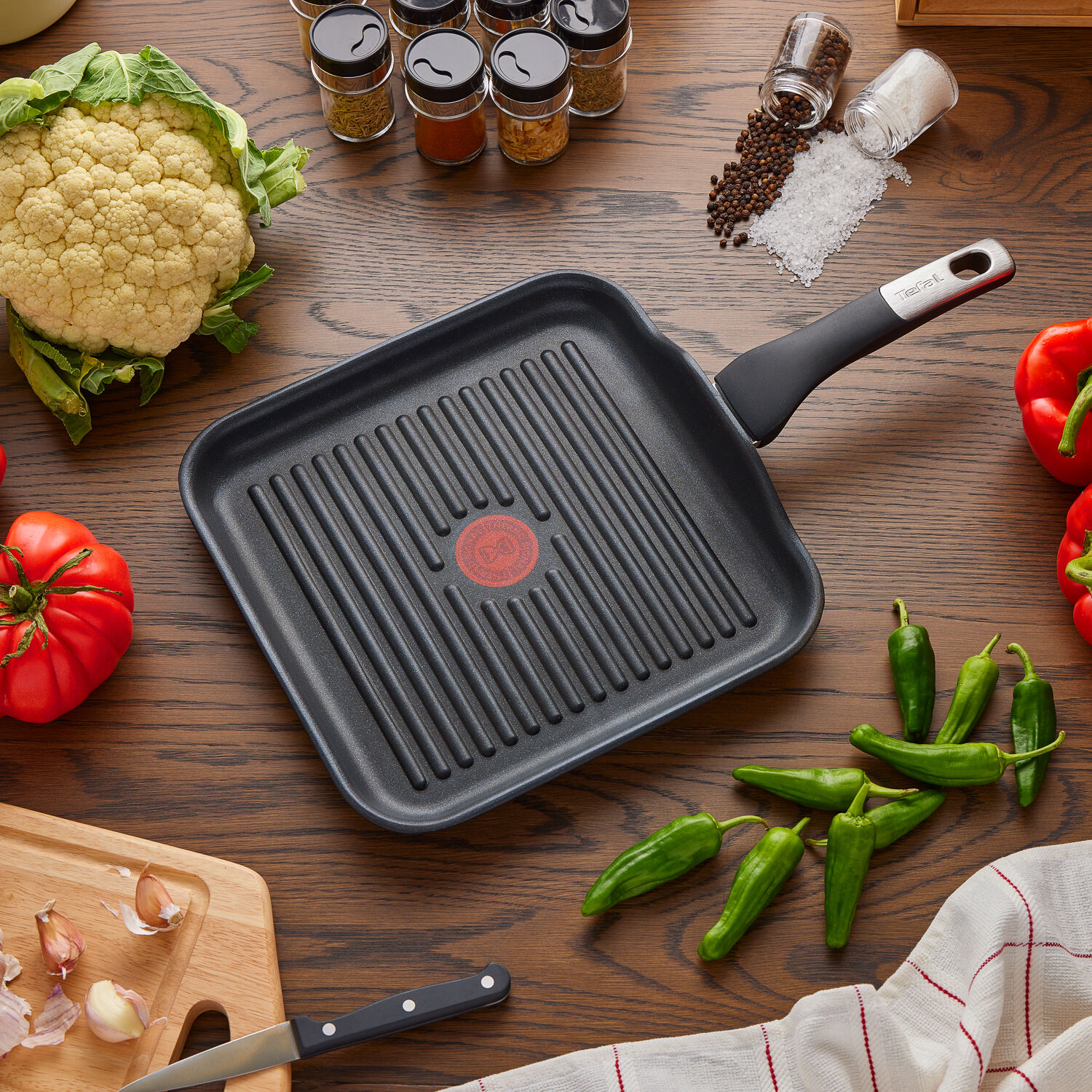 Tefal Unlimited Square Grill Pan 26cm Home Store + More