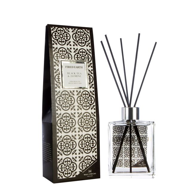 Fired Earth 180ml Black Tea & Jasmine Diffuser
