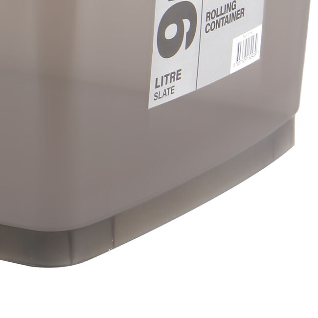 Rolling Storage Box 46l Slate Home Store More
