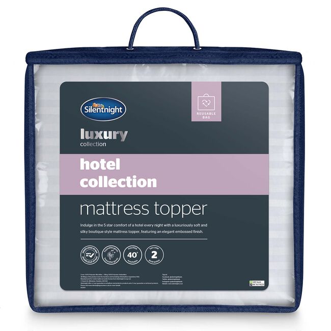 SILENTNIGHT HOTEL COLLECTION 5CM SINGLE Mattress Topper 
