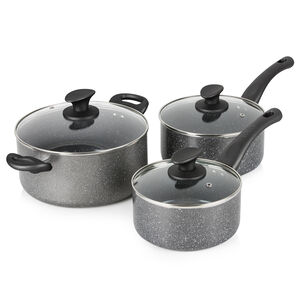 Tower Cerastone 3 Piece Cookware Set- Marble