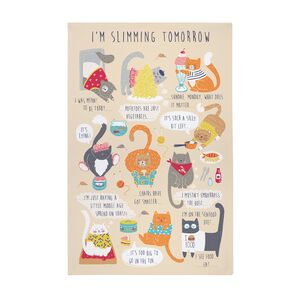 Ulster Weavers Slimming Tomorrow Cotton Tea Towel