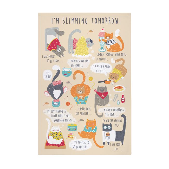 Ulster Weavers Slimming Tomorrow Cotton Tea Towel