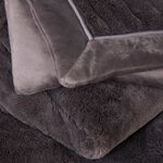 Nicole Day Luxury Charcoal Throw 130cm x 170cm