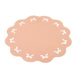 Bows Blush Leather Placemat