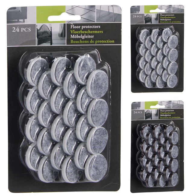 Floor Protectors 24pcs Set