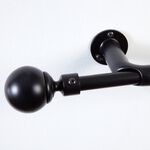 ROOM DARKENING EXTENDABLE BALL 170-300cm Black