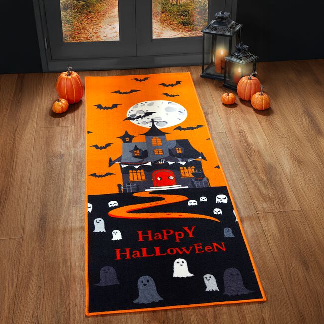 Halloween Haunted House Runner 67cm x 200cm