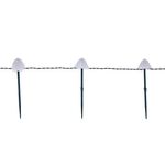 12 Mini Mushroom Warm White Solar Lights