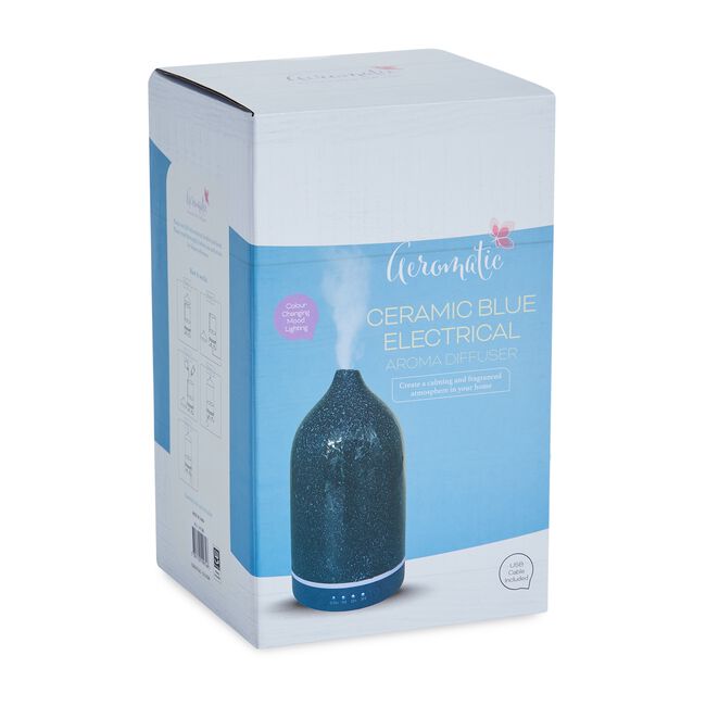 Aeromatic Electrical Aroma Diffuser - Ceramic Blue
