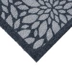 Flowers Black/Grey Mega Runner 57cm x 150cm