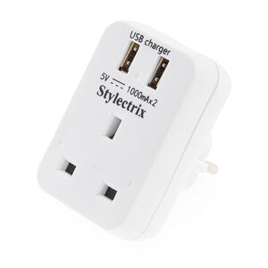 Stylectrix USB Travel Adaptor