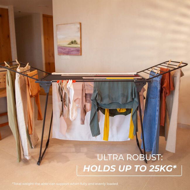 Vileda King Ultimate Black Airer - 20m