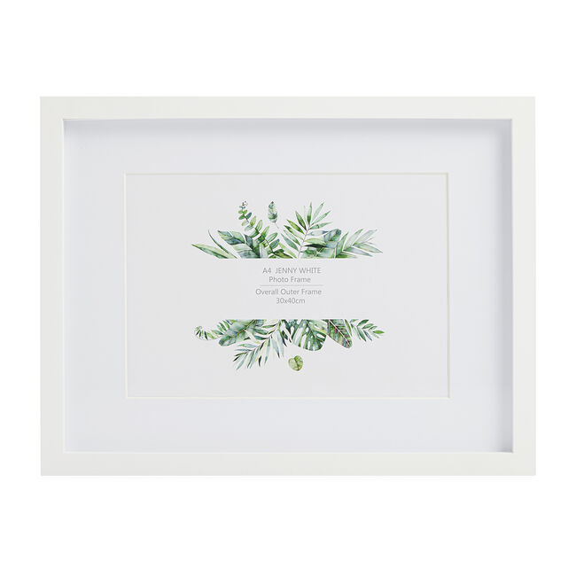 4x4 JENNY WHITE Photo Frame