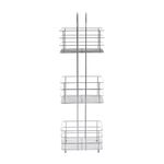 CAUSEWAY BAY THREE TIER Chrome Free standing Caddy