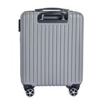 Cabin Bag Lightweight Luggage - SIlver Grey