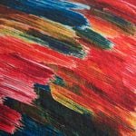 Alina Ombre Chenille Cushion 45cm  x 45cm - Multi