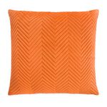 Triangle Stitch Cushion 45x45cm - Orange