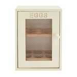 Apollo Rubberwood Egg Cabinet - Cream